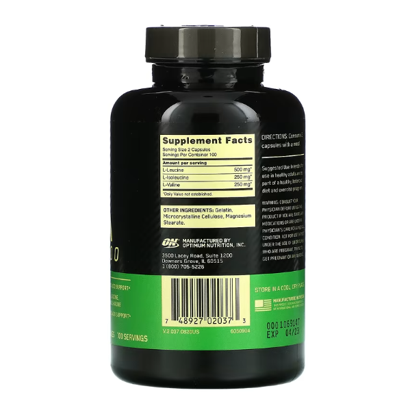 BCAA Optimum Nutrition состав