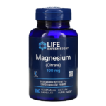 Life Extension, магний (цитрат), 100 мг, 100 вегетарианских капсул