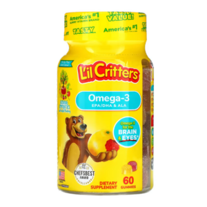 L'il Critters, омега-3, со вкусом малинового лимонада, 60 жевательных мармеладок состав