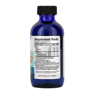 Nordic Naturals, ДГК для детей, для детей от 1 до 6 лет, с клубникой, 530 мг, 119 мл (530 мг в 12 ч. л.)