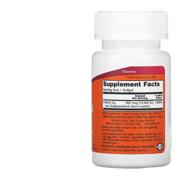 Now Foods D3 10 000