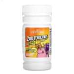 21st Century, Zoo Friends с добавлением витамина C, апельсин, 60 жевательных таблеток