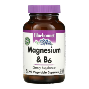 Bluebonnet Nutrition, магний и витамин B6, 90 вегетарианских капсул (2)