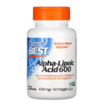 Doctor's Best, альфа-липоевая кислота 600, 600 мг, 60 растительных капсул
