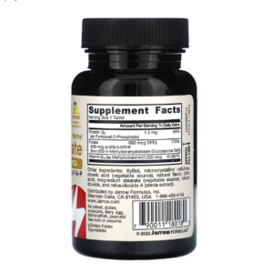 Jarrow Formulas, веганский метил B12 и метилфолат, повышенная сила действия, со вкусом лимона, 100 жевательных таблеток