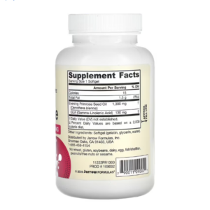 Jarrow Formulas, примула вечерняя, 1300 мг, 60 капсул