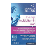 Mommy's Bliss, детские поливитамины + железо, от 2 месяцев, виноград, 30 мл