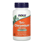 NOW Foods, Tri-Chromium, 500 мкг, 90 вегетарианских капсул