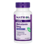 Natrol, мелатонин, медленное высвобождение, 5 мг, 100 таблеток