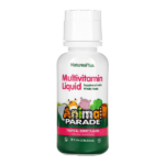 NaturesPlus, Source of Life, Animal Parade, жидкие мультивитамины для детей, вкус натуральных тропических ягод, 236,56 мл