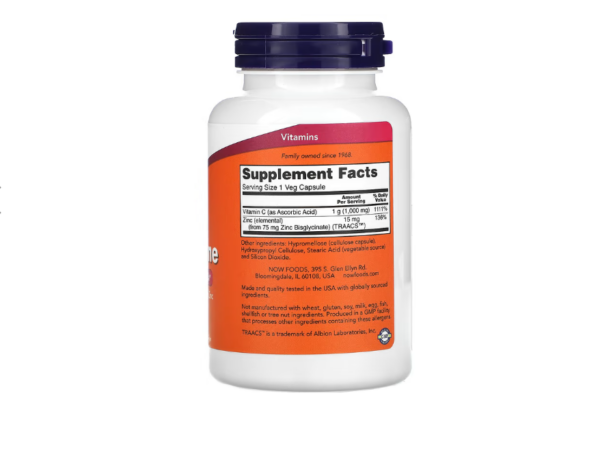 Now foods Zinc c 1000 Нау Фудс