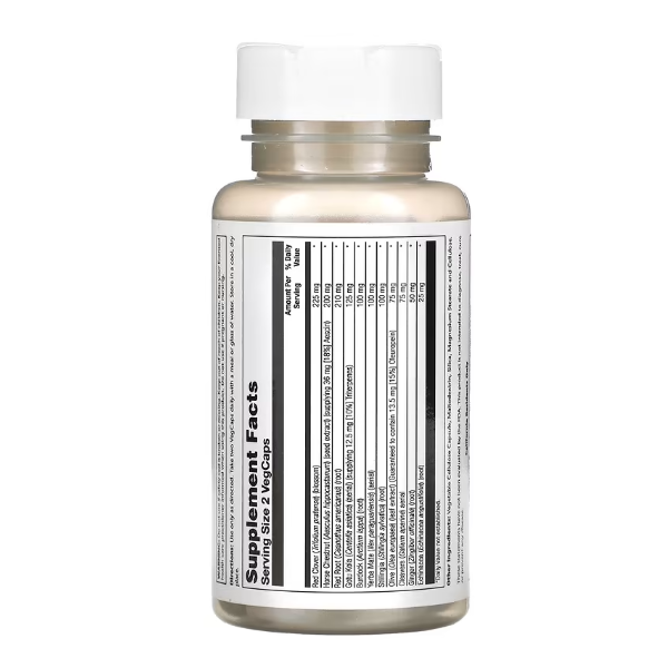 Solaray, Total Cleanse для лимфы, 60 вегетарианских капсул