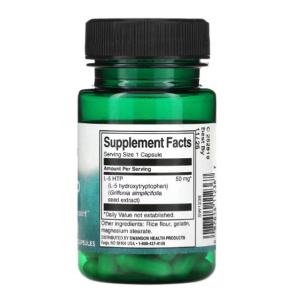 Swanson, 5-HTP, 50 мг, 60 капсул