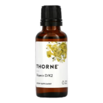 Thorne, витамины D и K2, 25 мкг (1000 МЕ), 30 мл