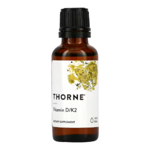 Thorne, витамины D и K2, 25 мкг (1000 МЕ), 30 мл