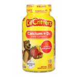 L'il Critters, кальций + D3, поддержка костей, со вкусом черной вишни, апельсина и клубники, 150 мармеладных мишек